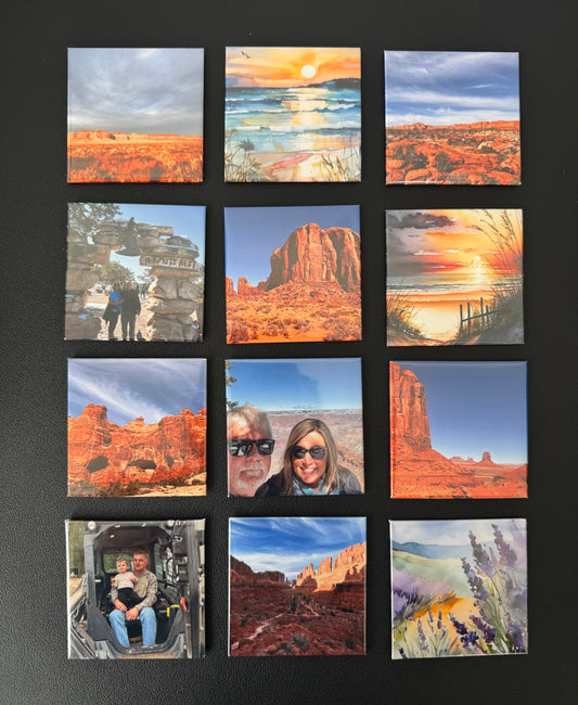 Customized Photo Magnets (2.5in X 2.5in)